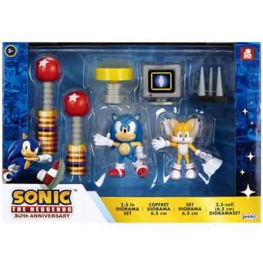 Sonic The Hedgehog 30th AnniversaryÂ Diorama Set 2 figurine 6.5 cm