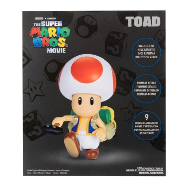 The Super Mario Bros. Movie Figurina articulata Toad 13 cm