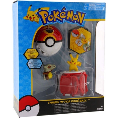 Pokemon Throw 'n Pop Pokeball Duell-Set Pickachu vs. Cubone 5 cm