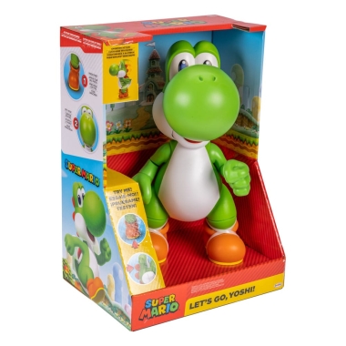 World of Nintendo Talking Figurina articulata Let's Go! Yoshi! 30 cm