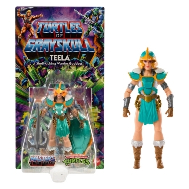 MOTU x TMNT: Turtles of Grayskull Figurina articulata Teela 14 cm