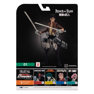 Attack on Titan Total Anime Figurina articulata Eren Jaeger 17 cm