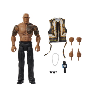WWE Elite 115 Figurina articulata The Rock 15 cm 