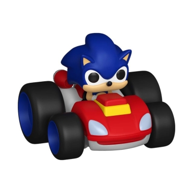Sonic The Hedgehog Masinuta Diecast cu figurina Sonic 5 cm