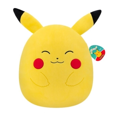 Squishmallows Pokemon Jucarie de plus Happy Pikachu 35 cm