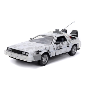 Back to the Future Masinuta metalica Time Machine Frost scara 1/24 