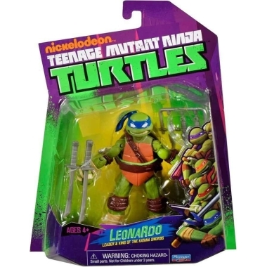 Teenage Mutant Ninja Turtles World of TMNT Figurina articulata Leonardo 11 cm