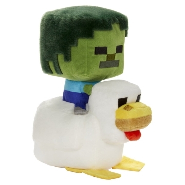 Minecraft Jucarie de plus Chicken Jockey 20 cm