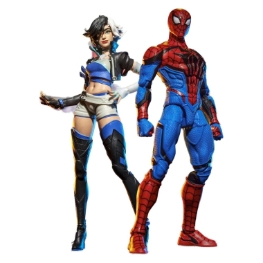 Marvel Rivals Marvel Legends Set 2 figurine articulate Spider-Man & Luna Snow 15 cm