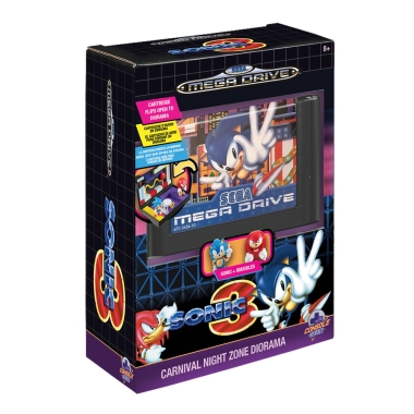 Sonic The Hedgehog 3 Diorama consola Mega Drive