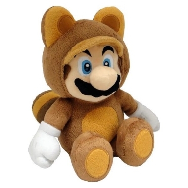 Super Mario Jucarie de plus Tanooki Mario 22 cm
