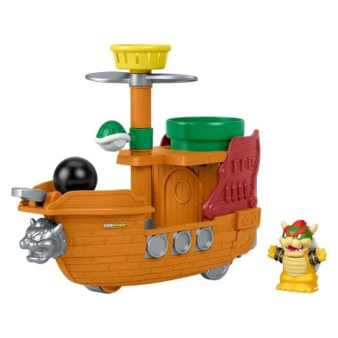 My Mario Little People Set de joaca Bowser's Airship