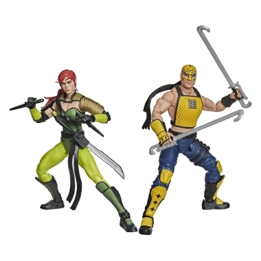 G.I. Joe Classified Series Set 2 figurine articulate #212 Ninja Force Scarlett & T'Jbang 15 cm