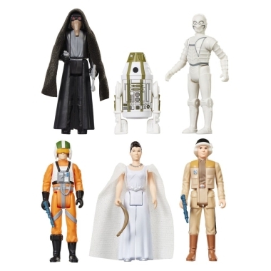 Star Wars Episode IV Retro Collection Set 6 figurine articulate 10 cm